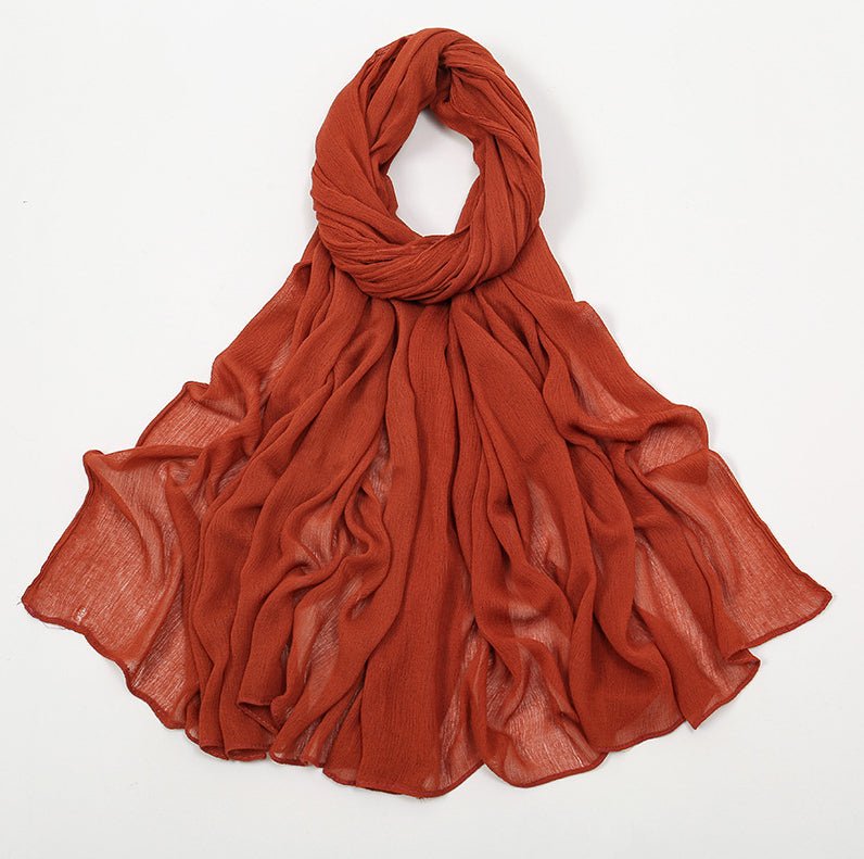 Mariam's Collection MH088 Long curly Rayon Hijab — comparison shot