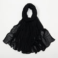 Mariam's Collection MH088 Long curly Rayon Hijab — lifestyle worn / used context