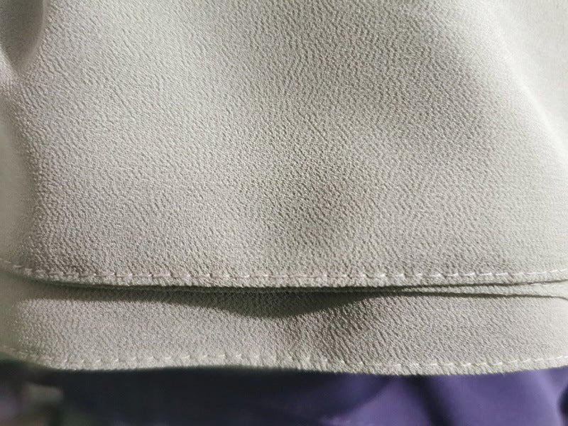 Mariam's Collection MH089 Pearl Chiffon Bubble Hijab — detail shot 6