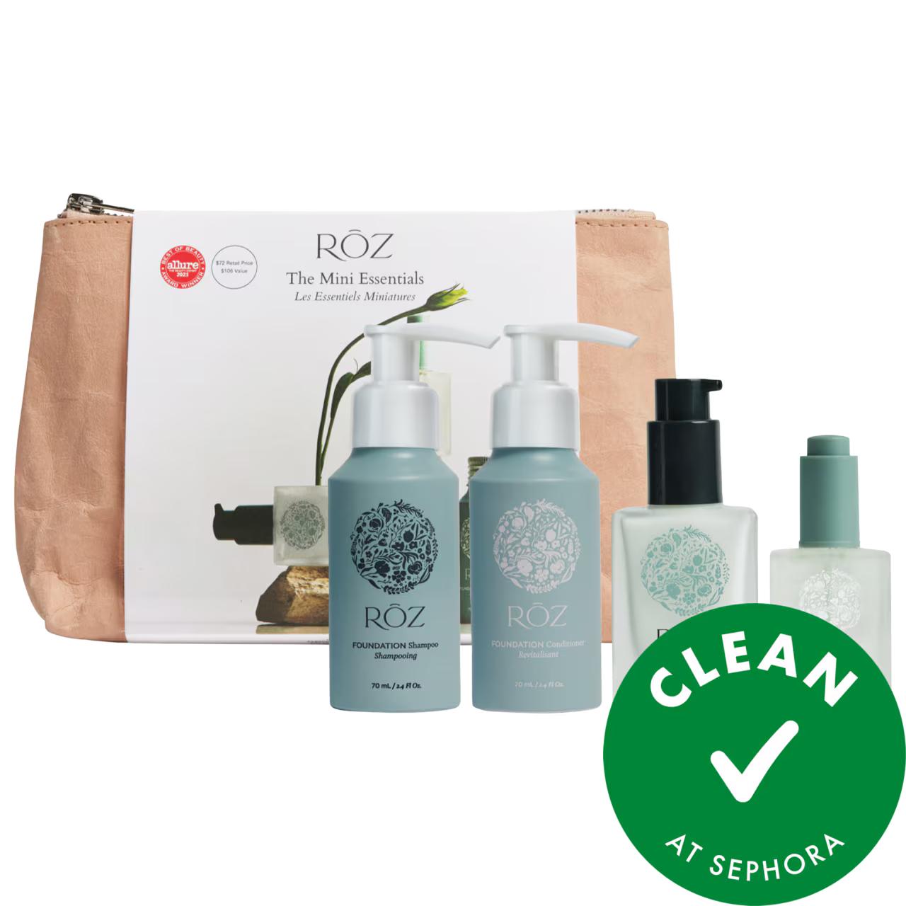 RŌZ The Mini Essentials Kit - Hydrating Hair Care Set for All Hair Types