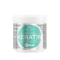 Kallos Cosmetics Keratin Hair Mask with Milk Protein for Damaged & Chemically Treated Hair, 500ml - Nourishing Repair for Dry Hair