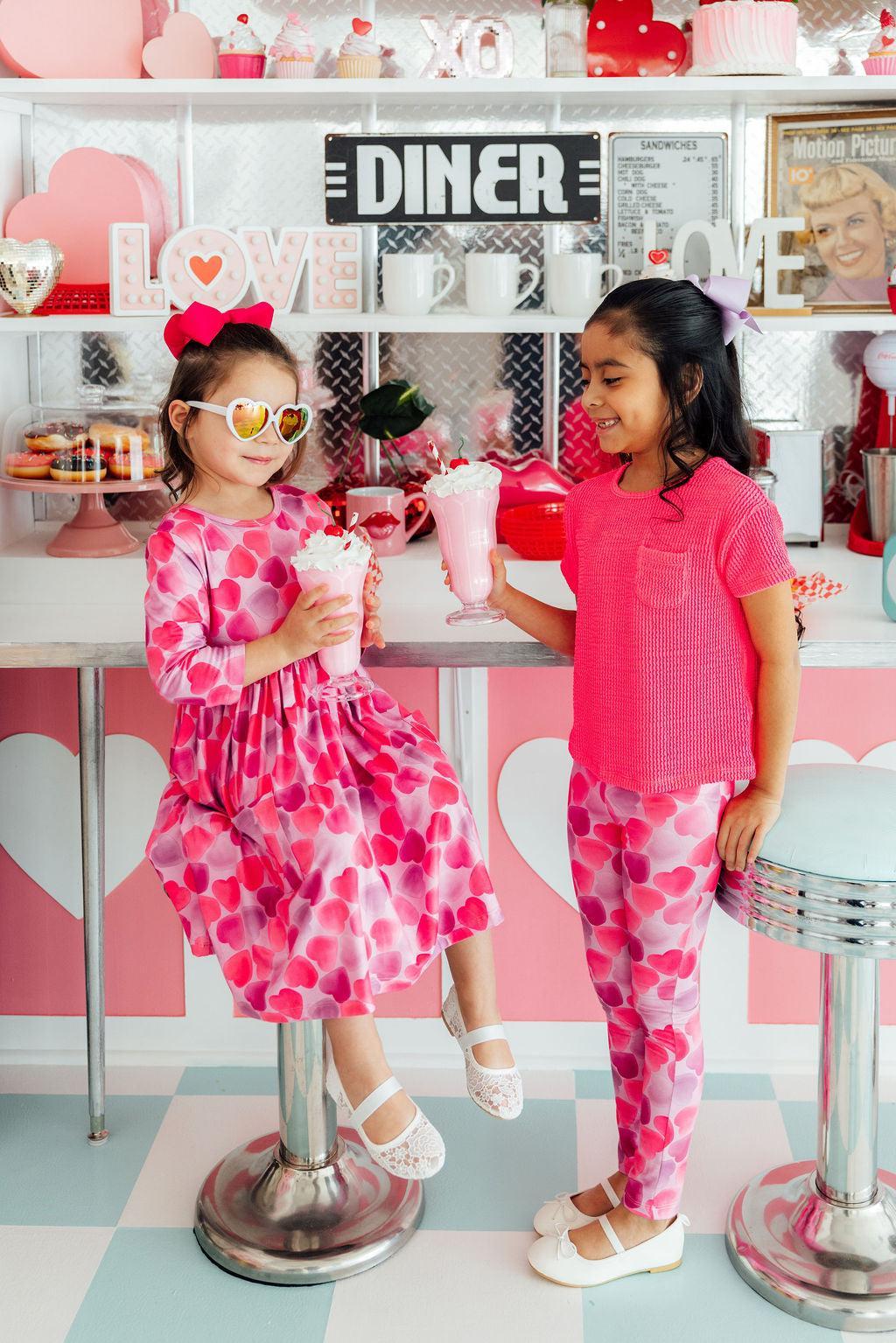 Mila & Rose ® Happy Heart Day 3/4 Sleeve Pocket Twirl Dress — packaging
