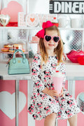 Mila & Rose ® Love You Spots L/S Pocket Twirl Dress — main product shot