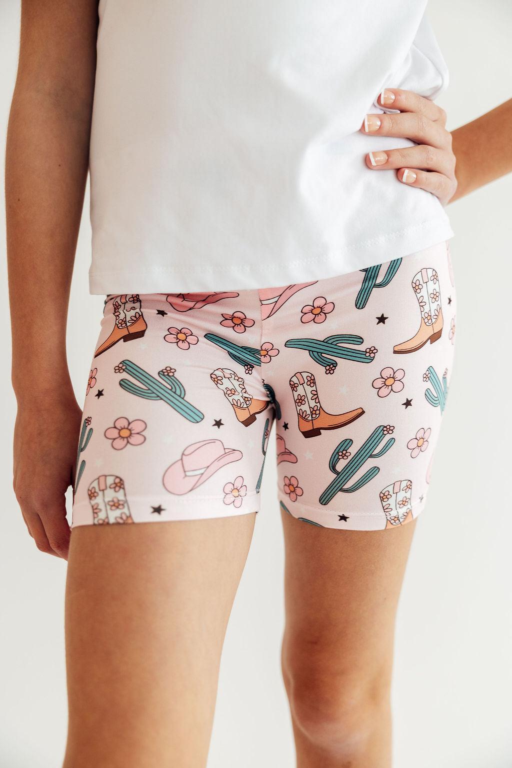 Mila & Rose ® Cactus Cowgirl Twirl Shorts — lifestyle context