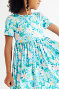 Mila & Rose ® Preppy Daisies S/S Pocket Twirl Dress — main product shot