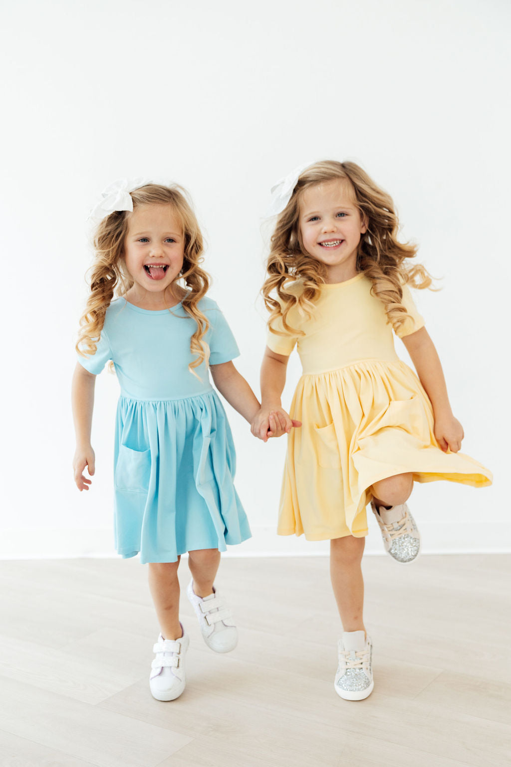 Mila & Rose ® Bluebird S/S Pocket Twirl Dress — detail close-up