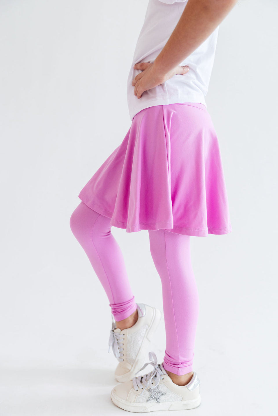 Mila & Rose ® Bright Lilac Twirl Skegging — detail close-up