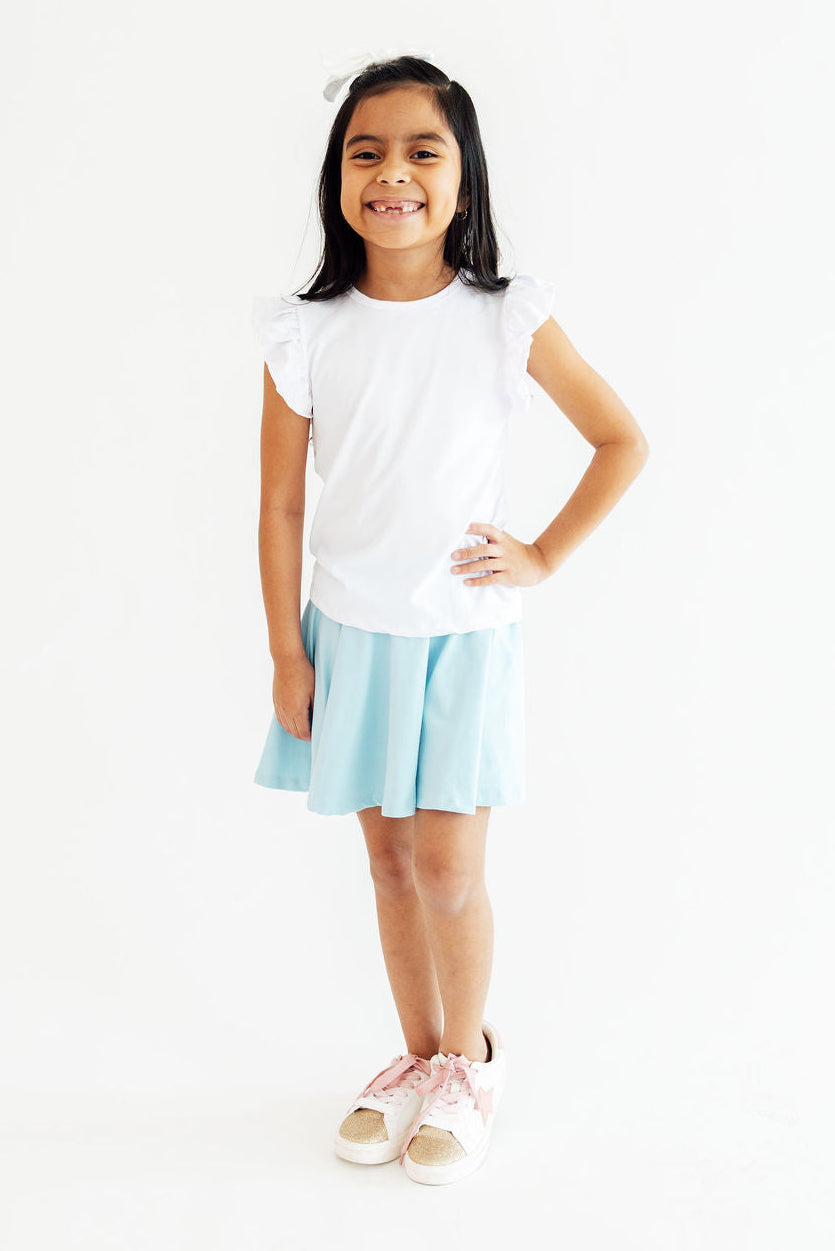 Mila & Rose ® Bluebird Twirl Skort — lifestyle context