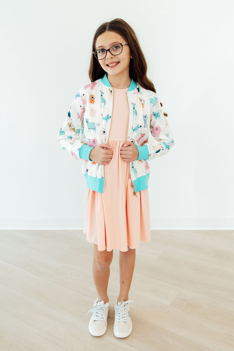 Mila & Rose ® Puppy Pals Satin Jacket — detail close-up