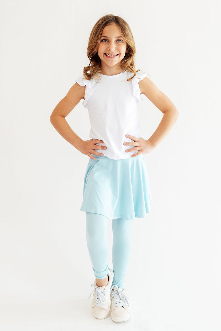 Mila & Rose ® Bluebird Twirl Skegging — detail close-up