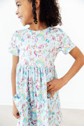 Mila & Rose ® Unicorn Queen S/S Pocket Twirl Dress — main product shot