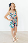Mila & Rose ® Island Blossoms Strappy Play Romper — main product shot