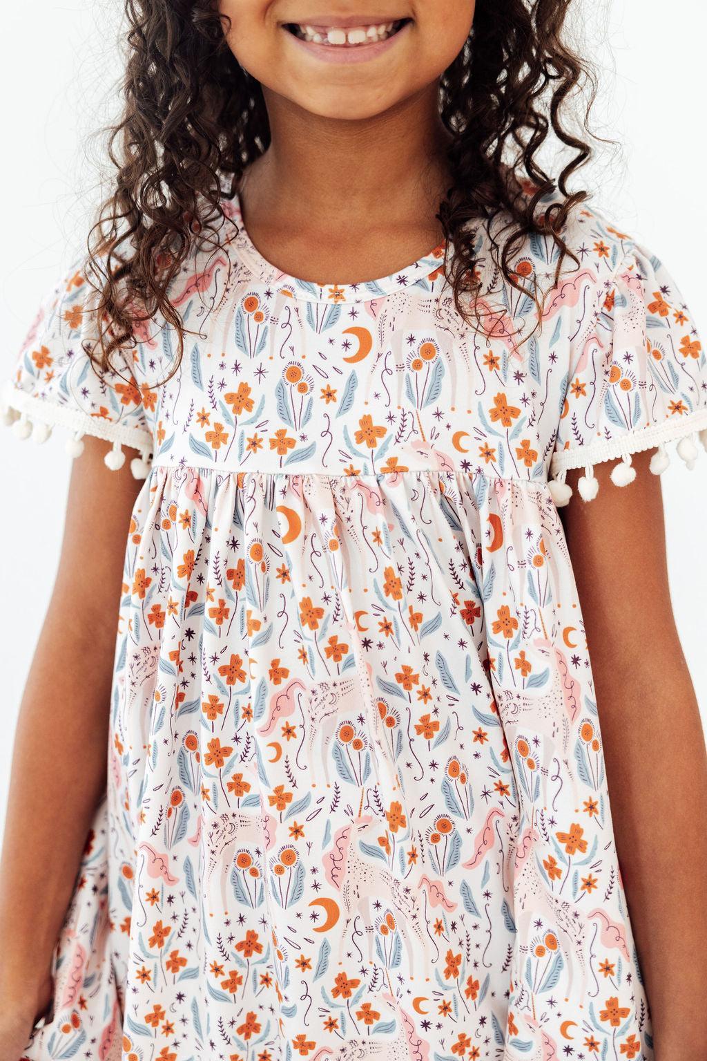 Mila & Rose ® Unicorn Soiree Pom Pom Dress — main product shot