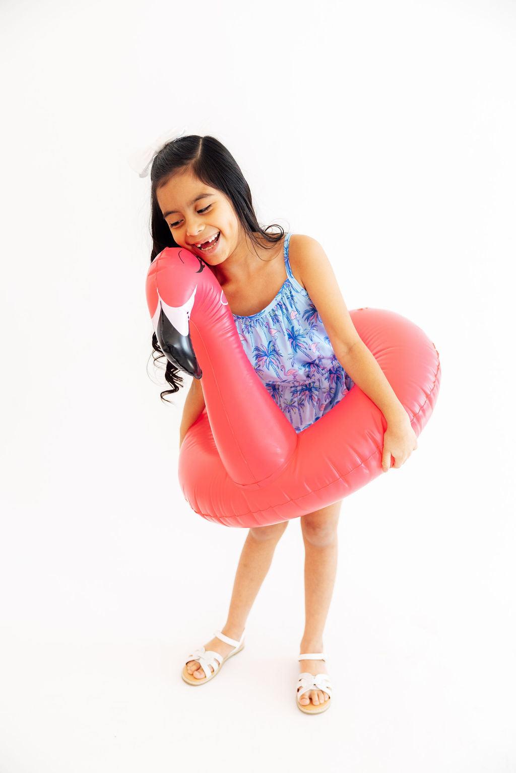 Mila & Rose ® Island Time Strappy Play Romper — side view