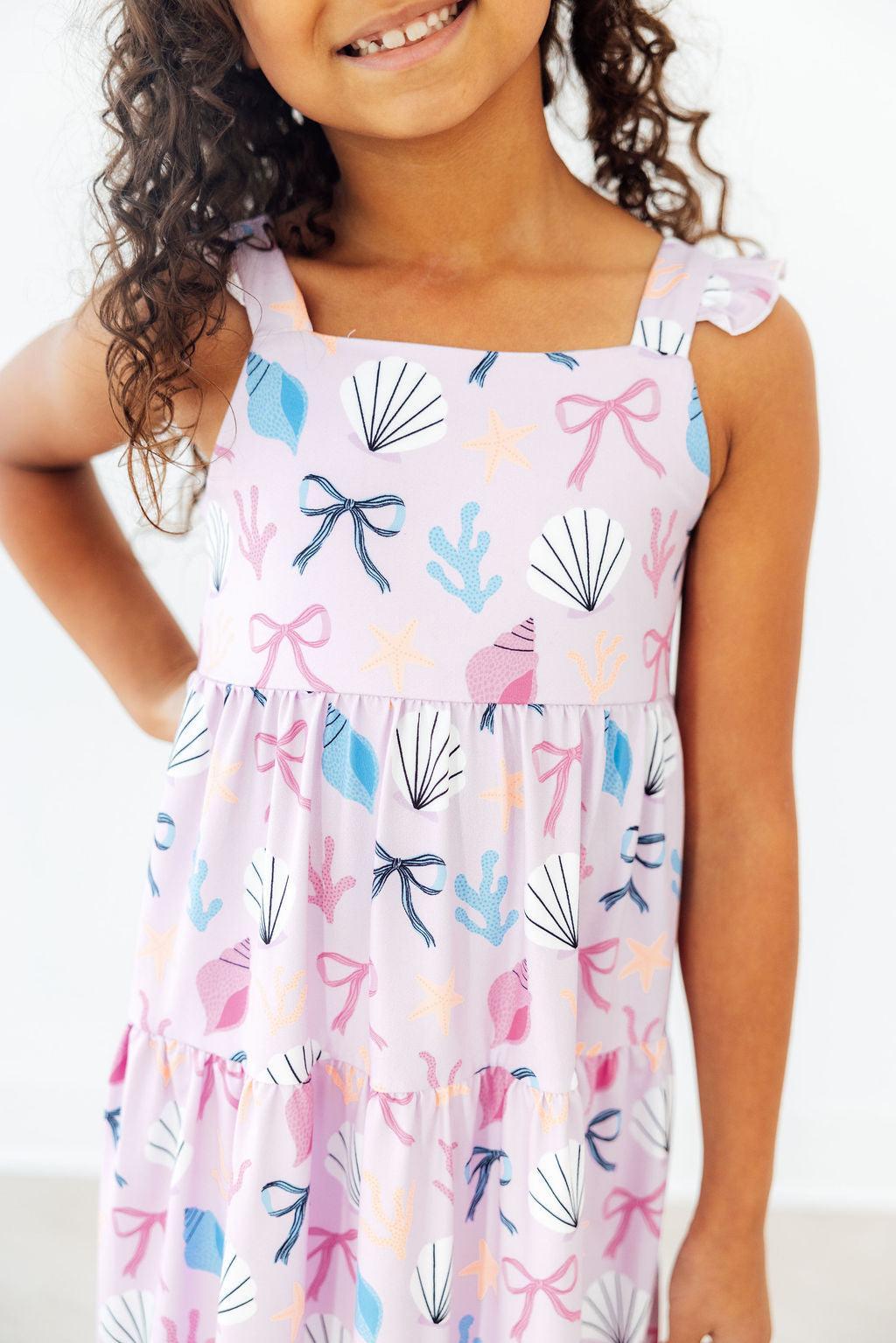 Mila & Rose ® Beachside Bows Ruffle Maxi Dress — main product shot