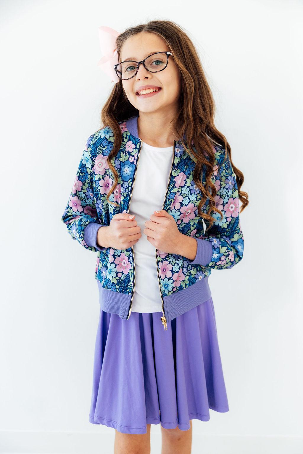 Mila & Rose ® Whimsy Satin Jacket — lifestyle context