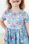 Mila & Rose ® Delightful Desserts S/S Pocket Twirl Dress — main product shot