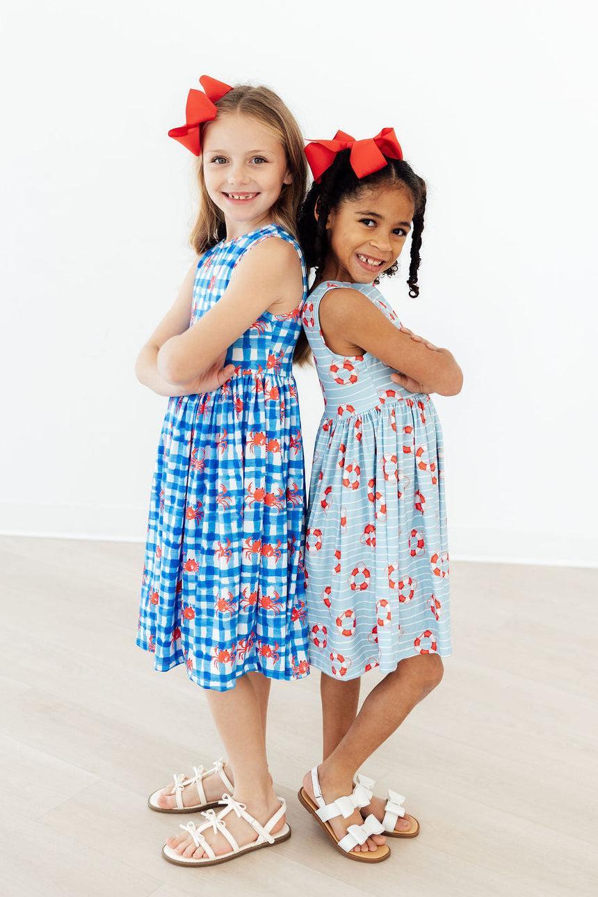Mila & Rose ® Little Lifeguard Tank Twirl Dress — lifestyle context