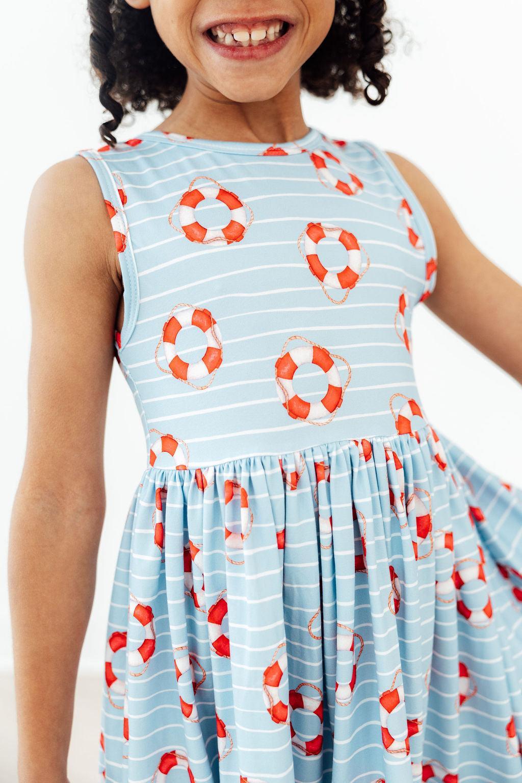 Mila & Rose ® Little Lifeguard Tank Twirl Dress — main product shot