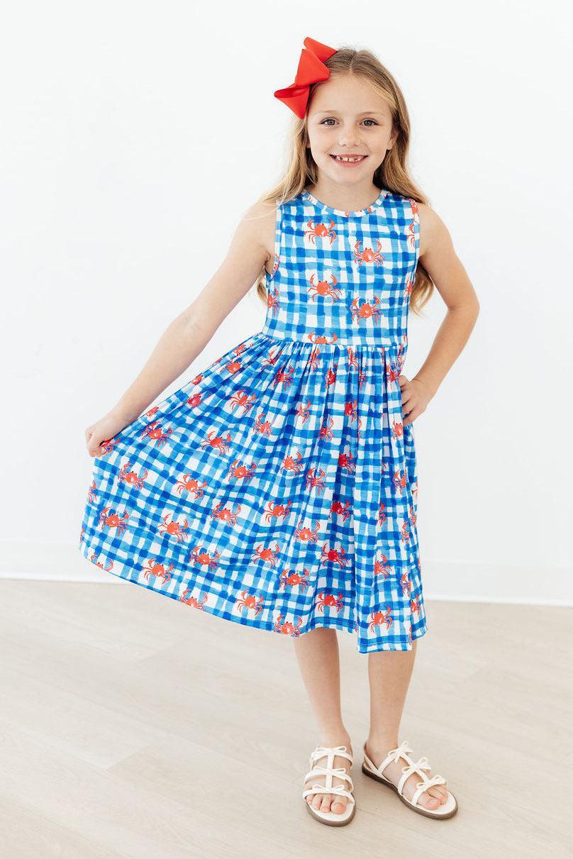 Mila & Rose ® Crabby Cutie Tank Twirl Dress — side view