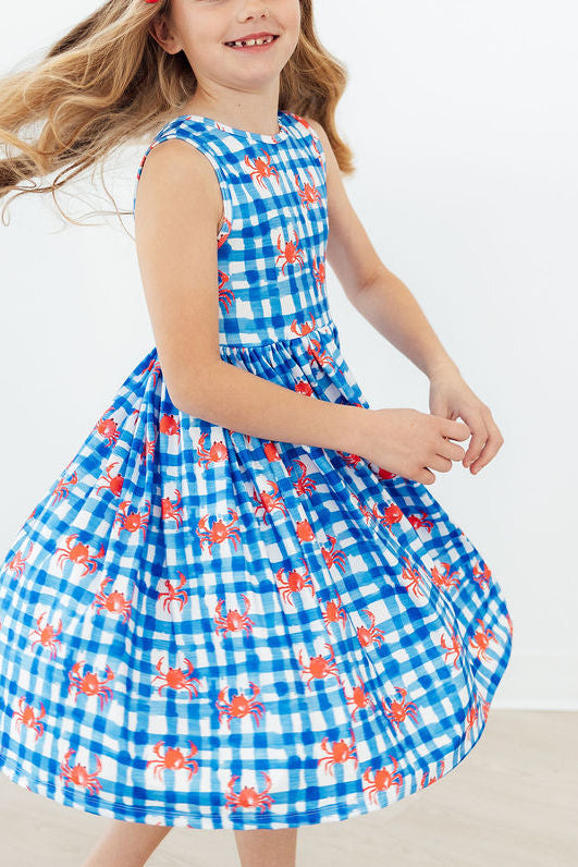 Mila & Rose ® Crabby Cutie Tank Twirl Dress — main product shot