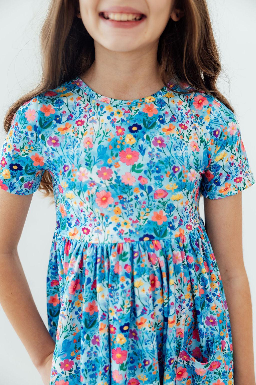 Mila & Rose ® Blooming in Wonderland S/S Pocket Twirl Dress — main product shot