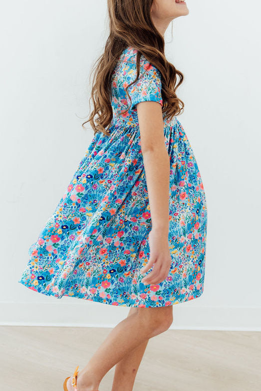 Mila & Rose ® Blooming in Wonderland S/S Pocket Twirl Dress — lifestyle context
