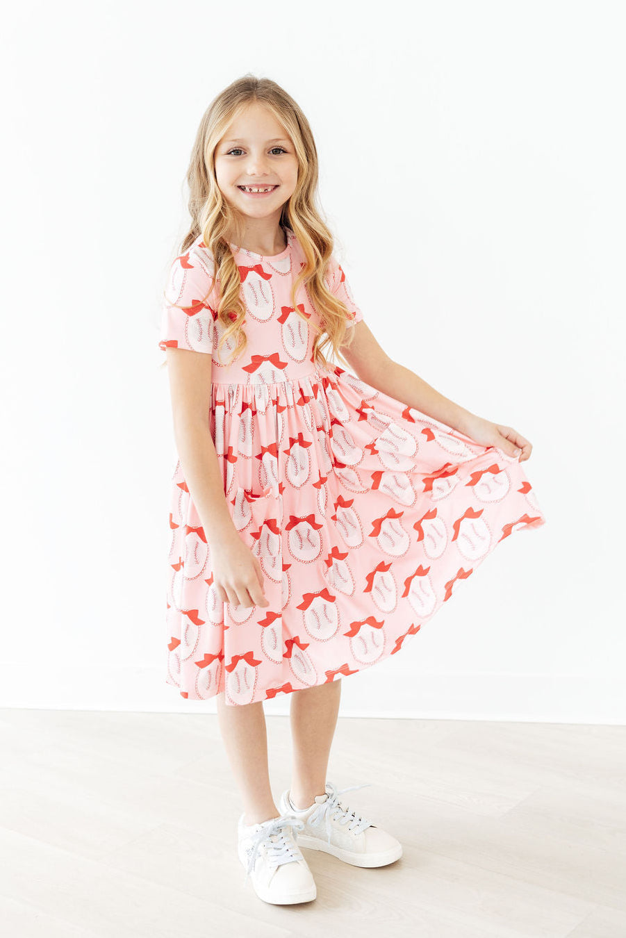 Mila & Rose ® Pitcher Perfect S/S Pocket Twirl Dress — side view