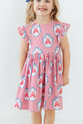 Mila & Rose ® Once Upon a Castle Flutter Sleeve Twirl Dress — main product shot