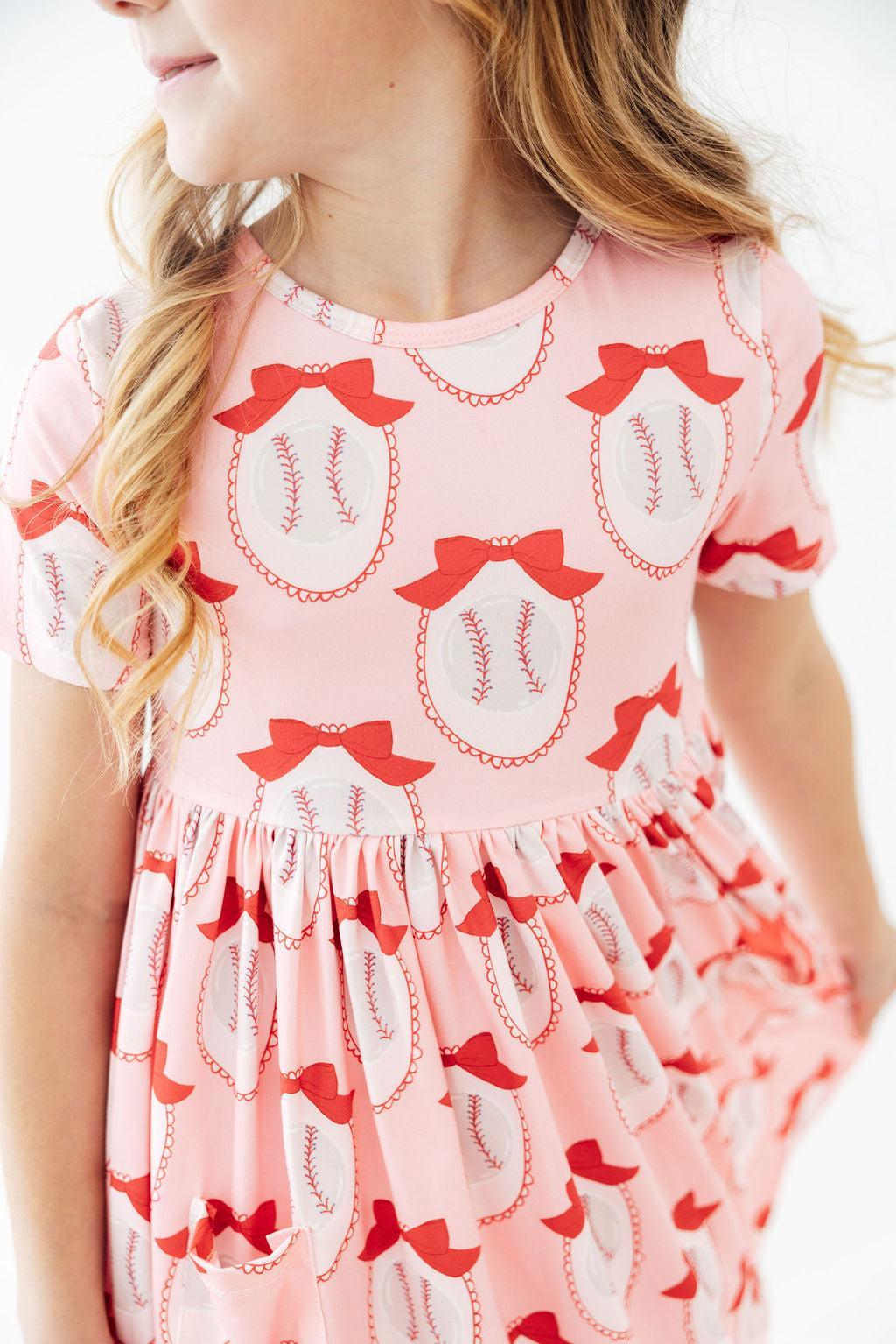 Mila & Rose ® Pitcher Perfect S/S Pocket Twirl Dress — detail close-up