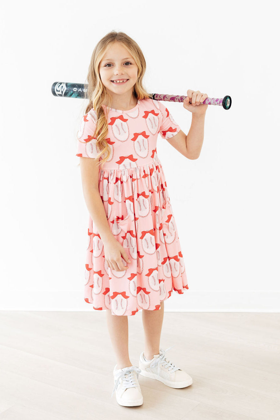 Mila & Rose ® Pitcher Perfect S/S Pocket Twirl Dress — main product shot