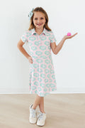 Mila & Rose ® She's on the Green S/S Polo Dress — main product shot