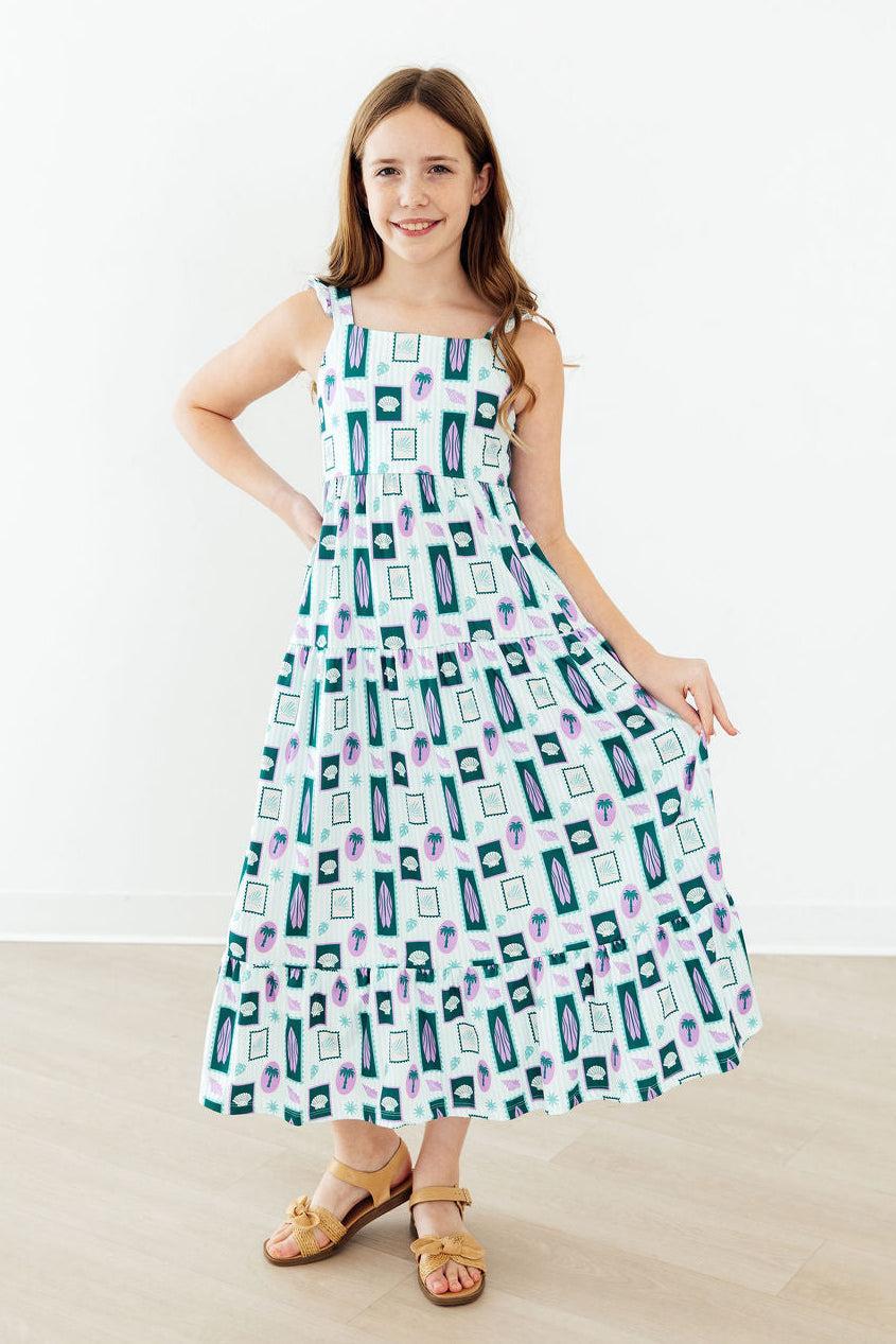 Mila & Rose ® Surfer Girl Ruffle Maxi Dress — alternative angle