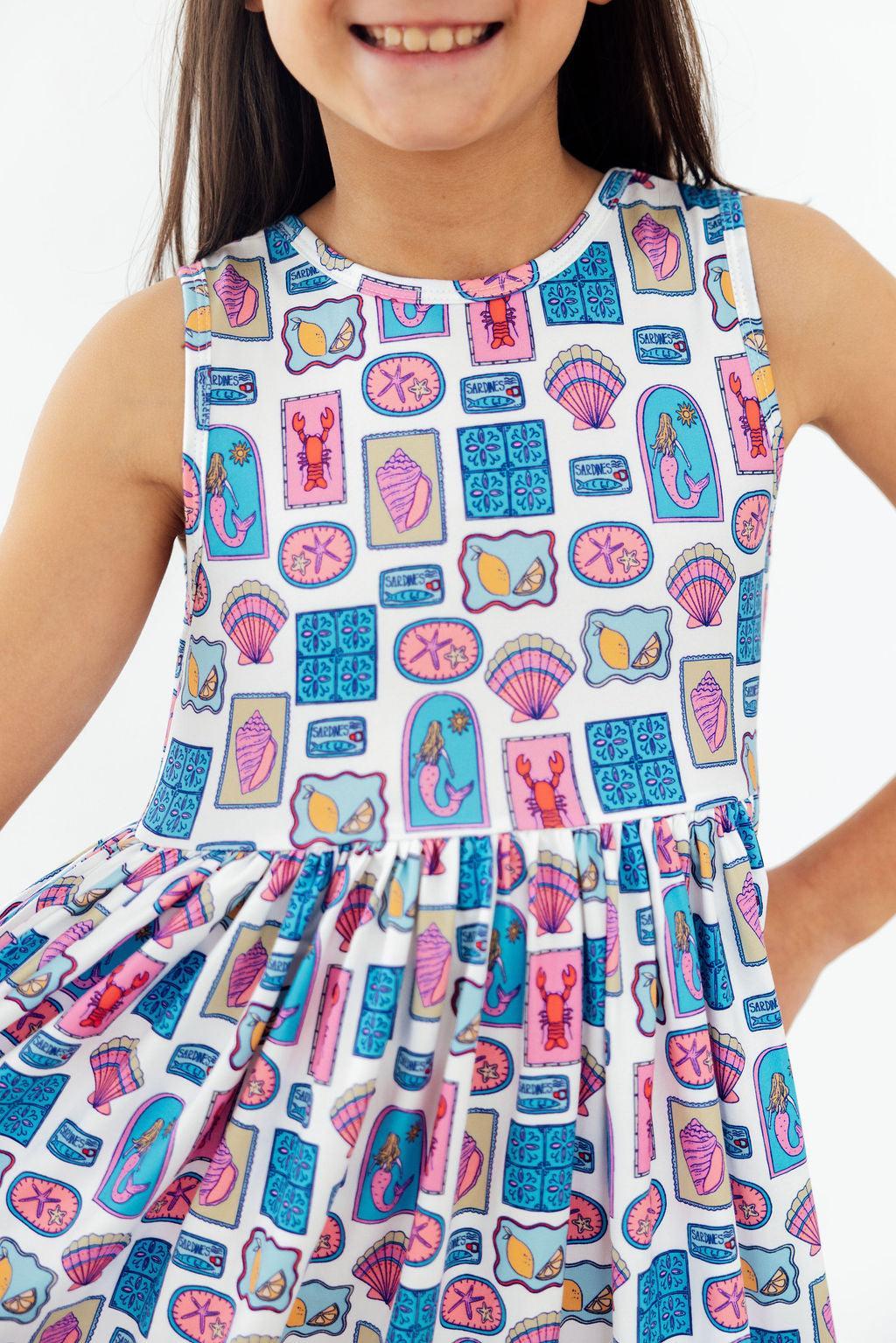 Mila & Rose ® Amalfi Adventure Tank Twirl Dress — main product shot