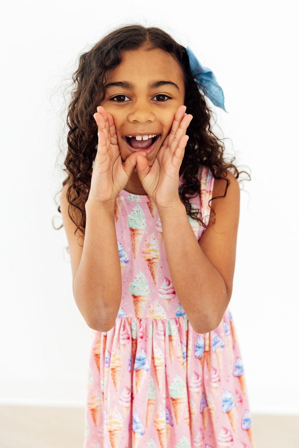 Mila & Rose ® Ice Cream Dreams Tank Twirl Dress — side view