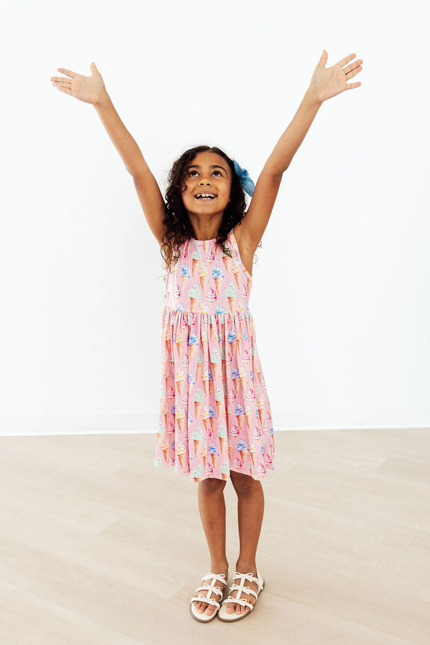 Mila & Rose ® Ice Cream Dreams Tank Twirl Dress — lifestyle context