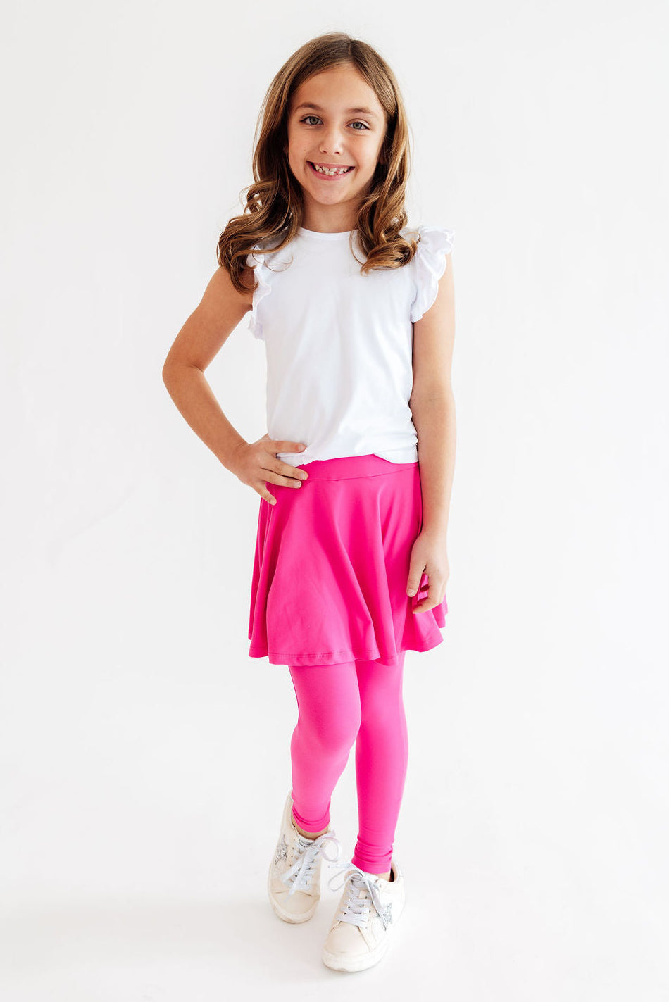 Mila & Rose ® Hot Pink Twirl Skegging — detail close-up