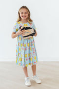 Mila & Rose ® Softball Sweetie S/S Pocket Twirl Dress — main product shot