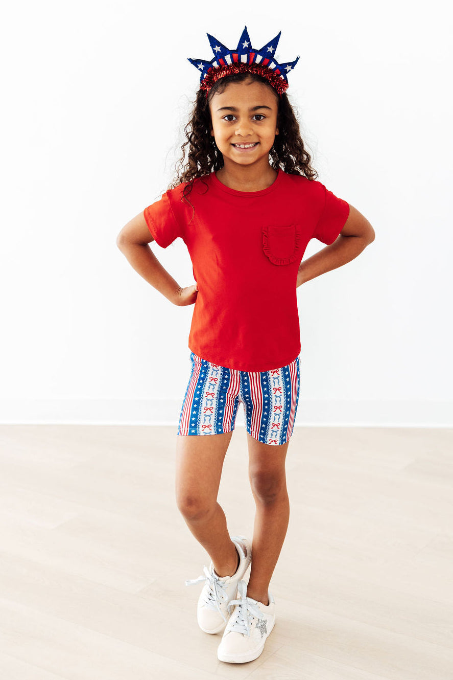 Mila & Rose ® All-American Girl Twirl Shorts — lifestyle context