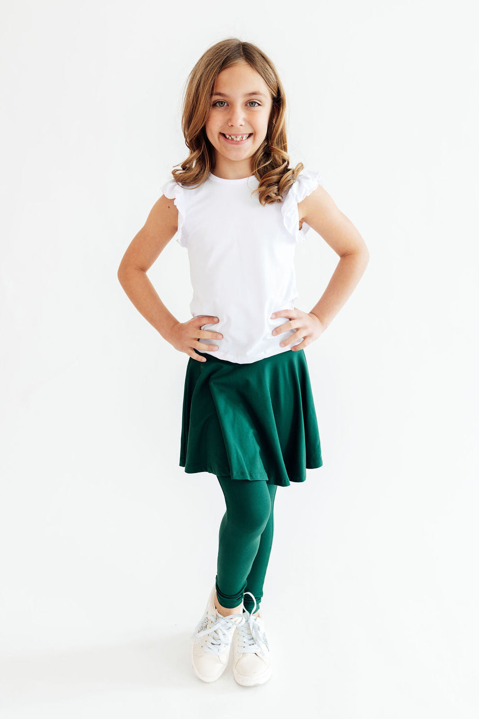 Mila & Rose ® Spruce Twirl Skegging — detail close-up