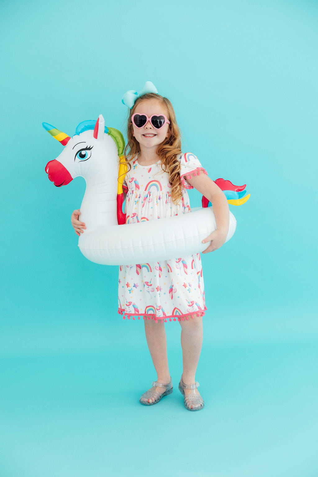 Mila & Rose ® Unicorn Magic Pom Pom Dress — main product shot