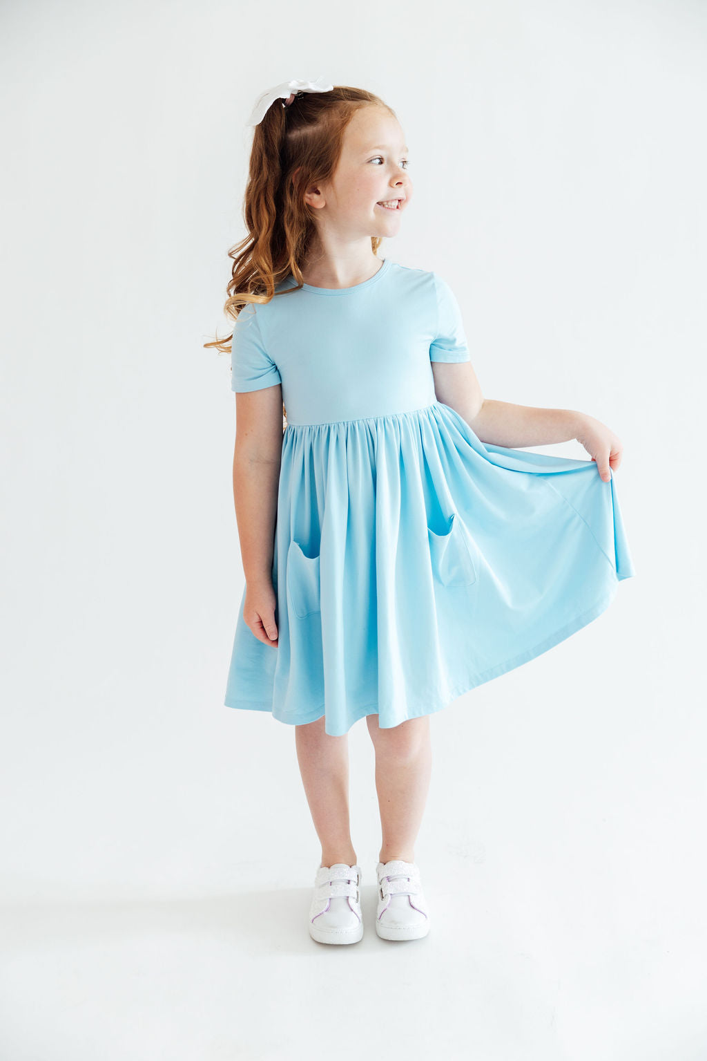Mila & Rose ® Bluebird S/S Pocket Twirl Dress — side view