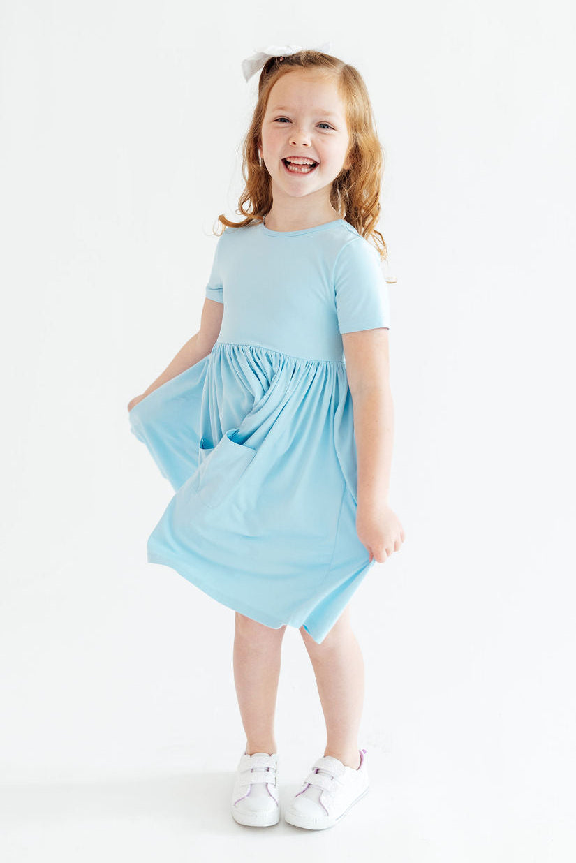 Mila & Rose ® Bluebird S/S Pocket Twirl Dress — lifestyle context