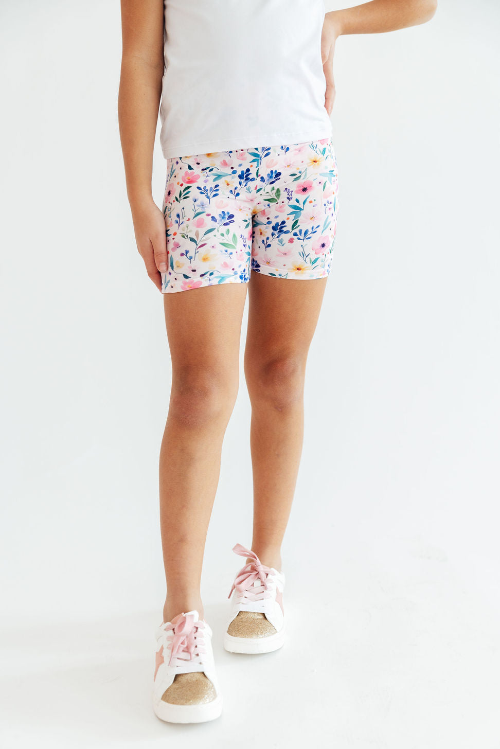 Mila & Rose ® Morning Meadows Twirl Shorts — detail close-up