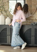 Inherit Co. Mina Denim Maxi Skirt — main product shot