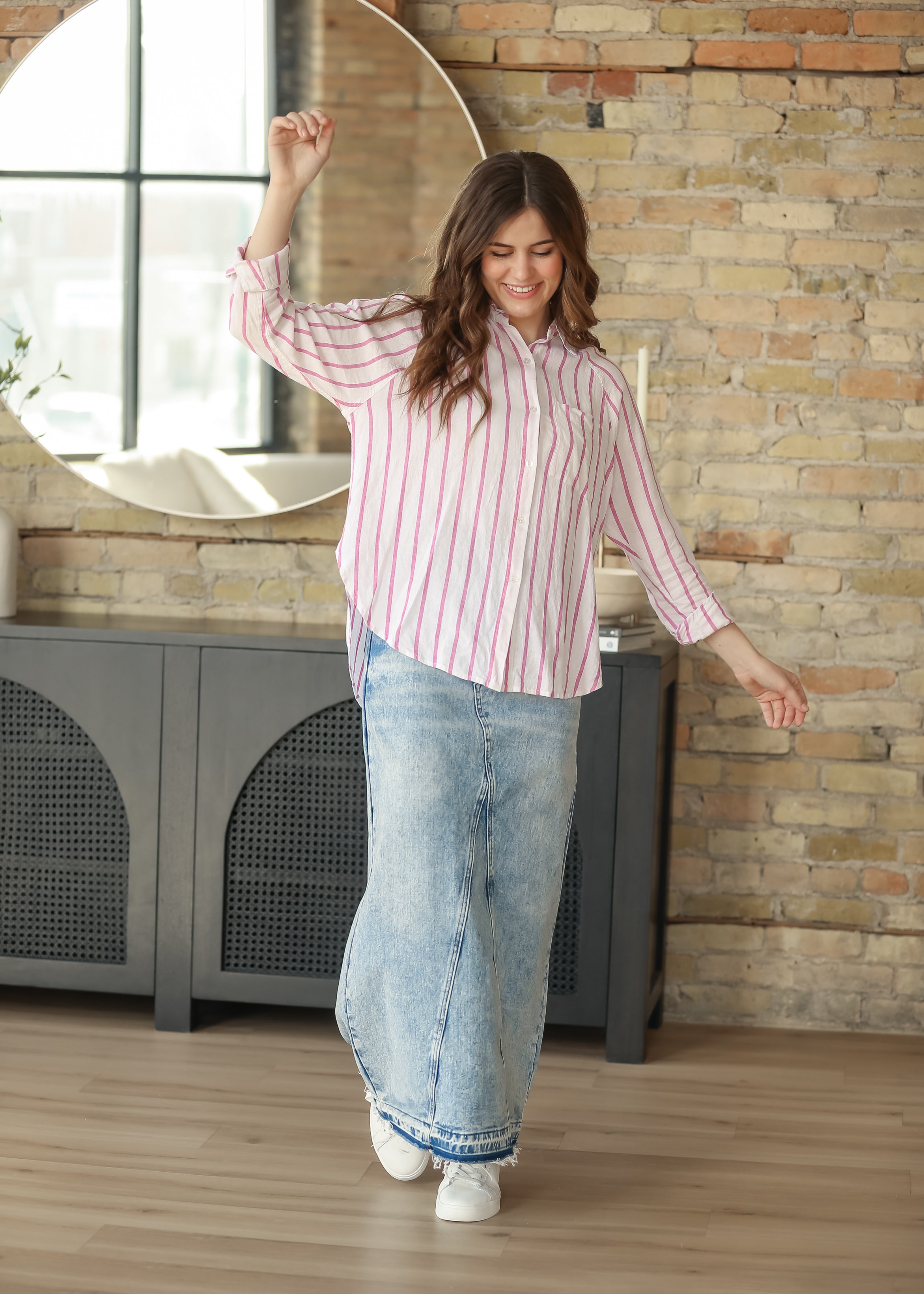 Inherit Co. Mina Denim Maxi Skirt — feature highlight