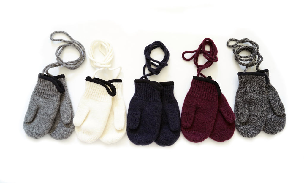 tittimitti tittimitti® 100% Virgin Wool Baby Toddler Kids Thumbed Mittens OEKO-TEX Standard 100 — main product shot