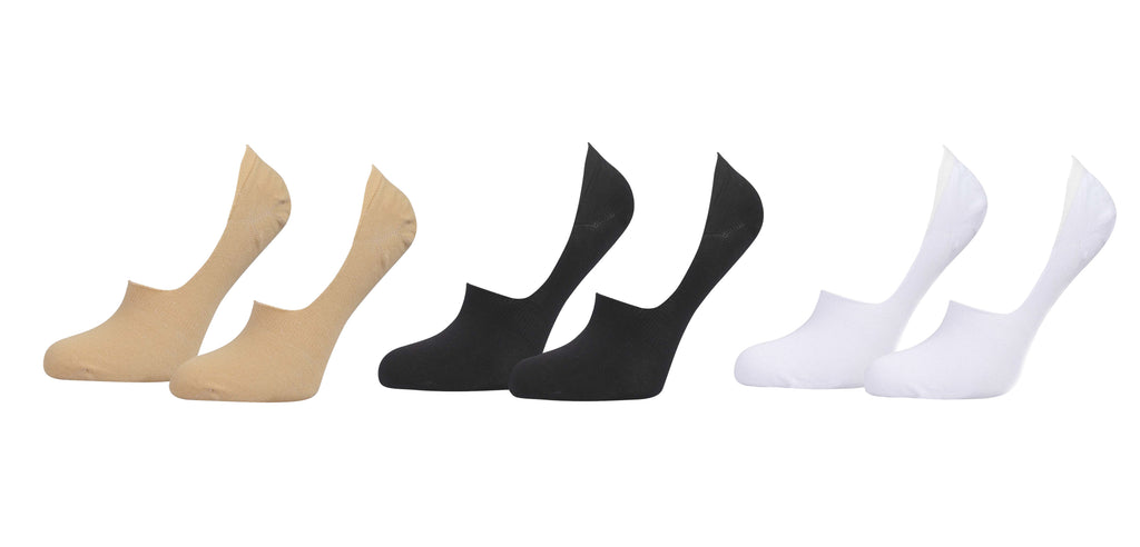 tittimitti tittimitti® Men’s 98% Organic Cotton No-Show Socks 3-Pack – Breathable Non-Slip Invisible Socks — main product sho