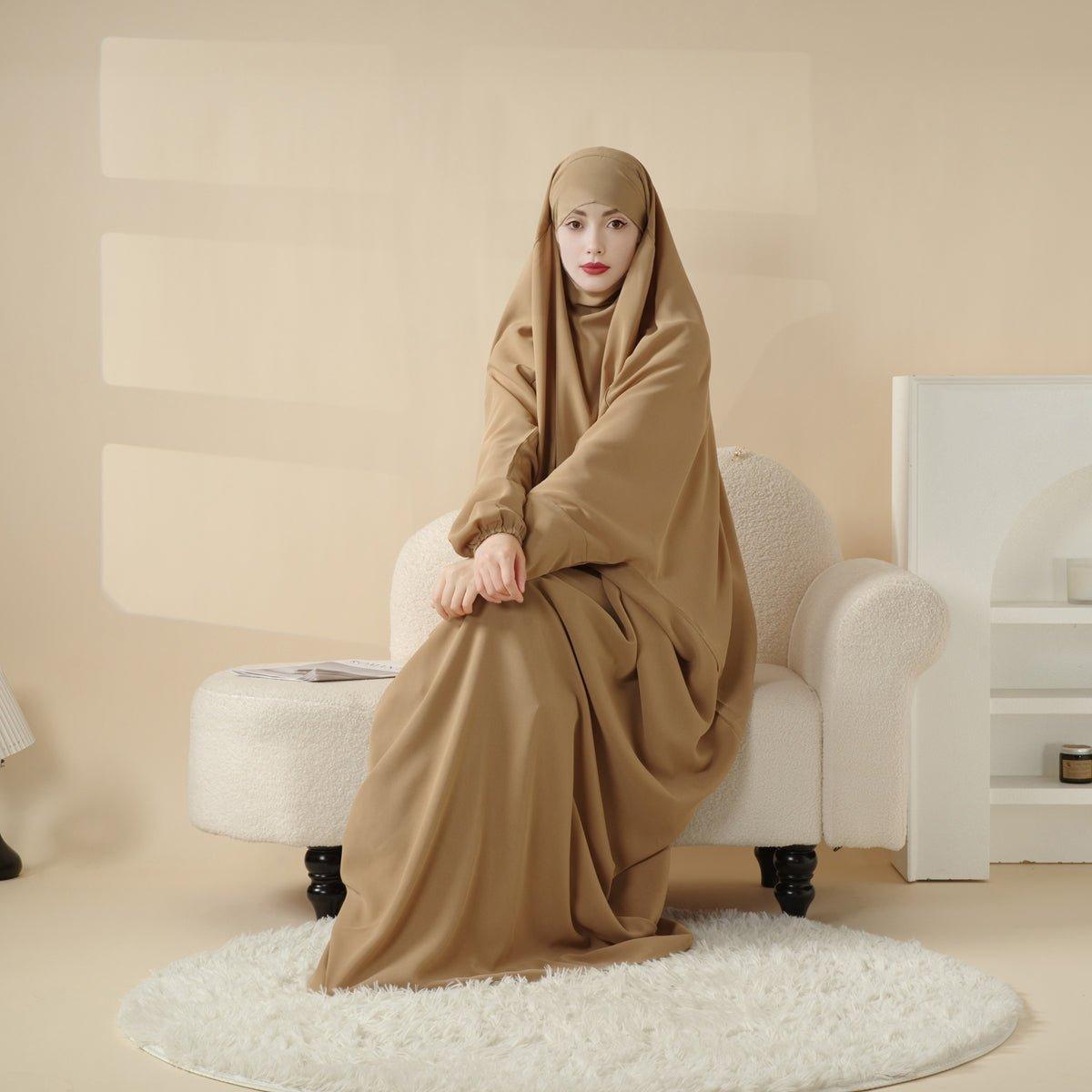 Mariam's Collection Viscose Niqab Attached 1-Piece Plain Jilbab (MJ005) — product category context