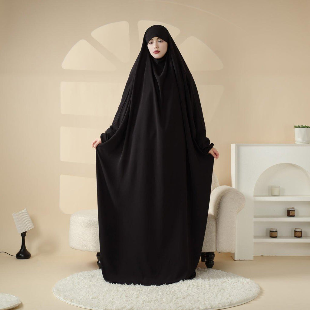 Mariam's Collection Mariam's Collection MJ0055 Viscose Niqab Attached 1-Piece Jilbab — product category context